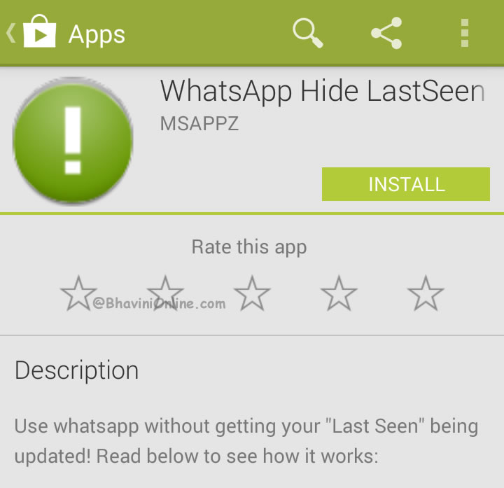 Whatsapp Hide Last Seen time