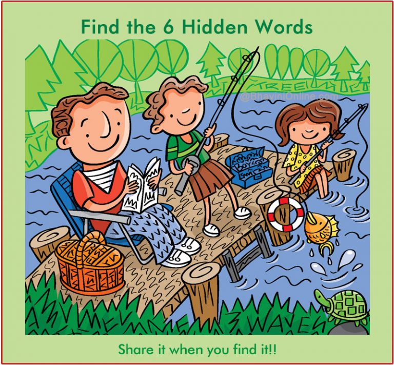 Find 6 Hidden Words In The Picture Answers