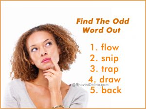 Word Riddle Games: Find The Odd One Out | BhaviniOnline.com
