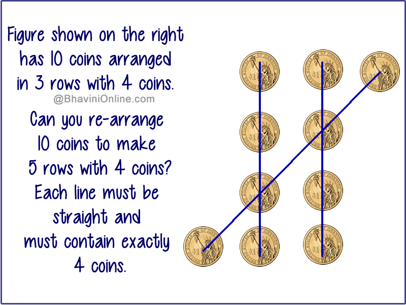 Загадка монеты по вертикали. Загадка с монетами 5 и 4 в ряд. Brain Coin. They used to make Coins with Gold задать вопрос к предложению.