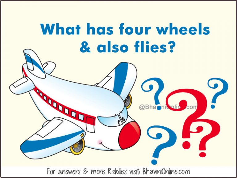 Fun Riddle What Has Four Wheels And Also Flies BhaviniOnline